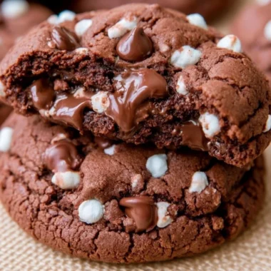 Assorted homemade cookies on a wooden table