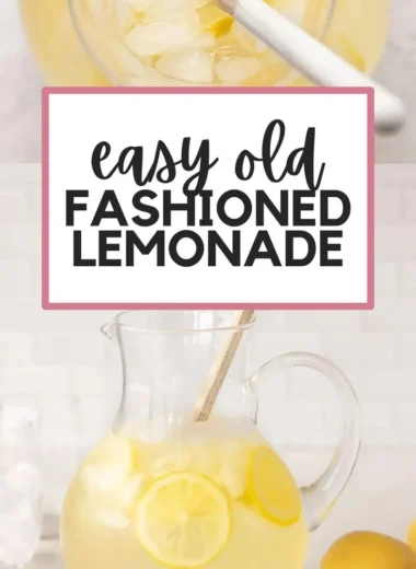 A refreshing glass of homemade lemonade with lemon slices and mint leaves.