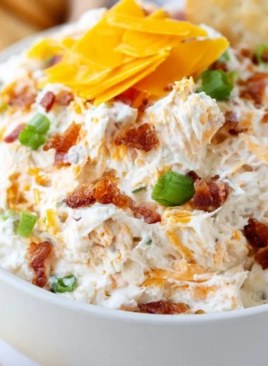 Delicious Million Dollar Crack Dip served in a bowl