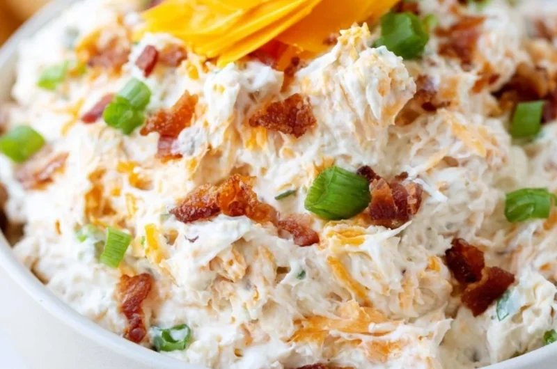 Delicious Million Dollar Crack Dip served in a bowl