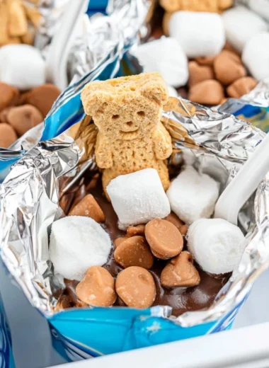Delicious Portable S'mores ready to enjoy on the go
