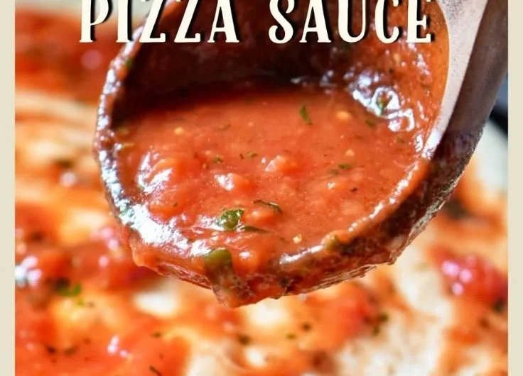 Delicious San Marzano pizza sauce for homemade pizza recipes.