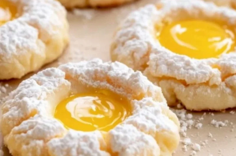 Cozy lemon bar cookies on a plate, fresh and inviting