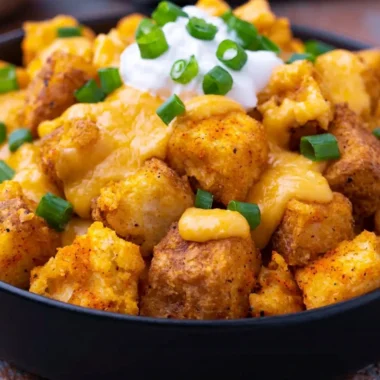 Delicious Fiesta Potatoes from Taco Bell served in a cozy setting.