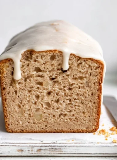Cozy apple spice cake with warm spices and fresh apples, perfect for fall.