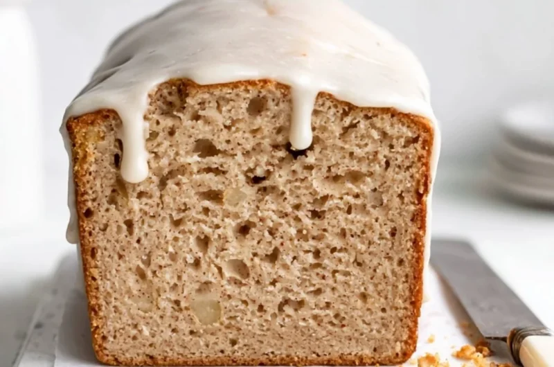 Cozy apple spice cake with warm spices and fresh apples, perfect for fall.
