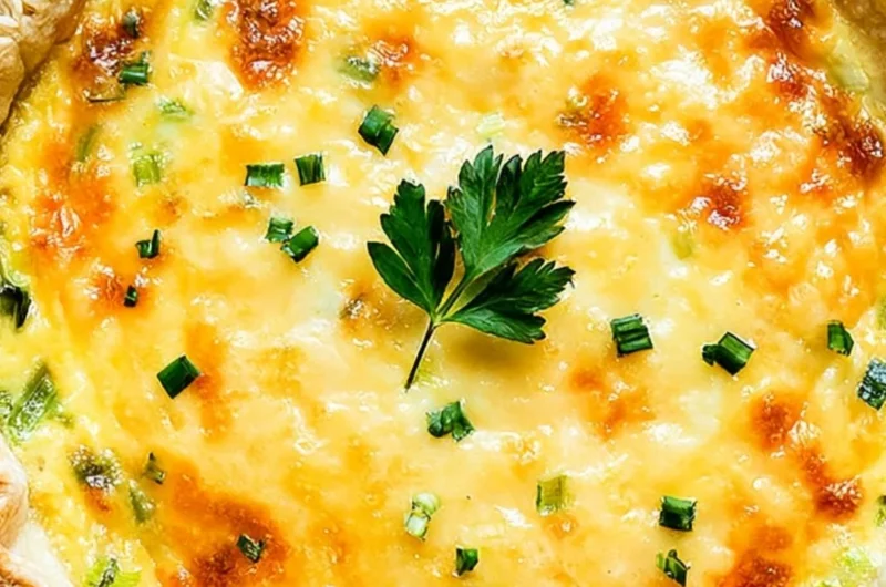 Cozy Classic Quiche Lorraine with cheese and bacon